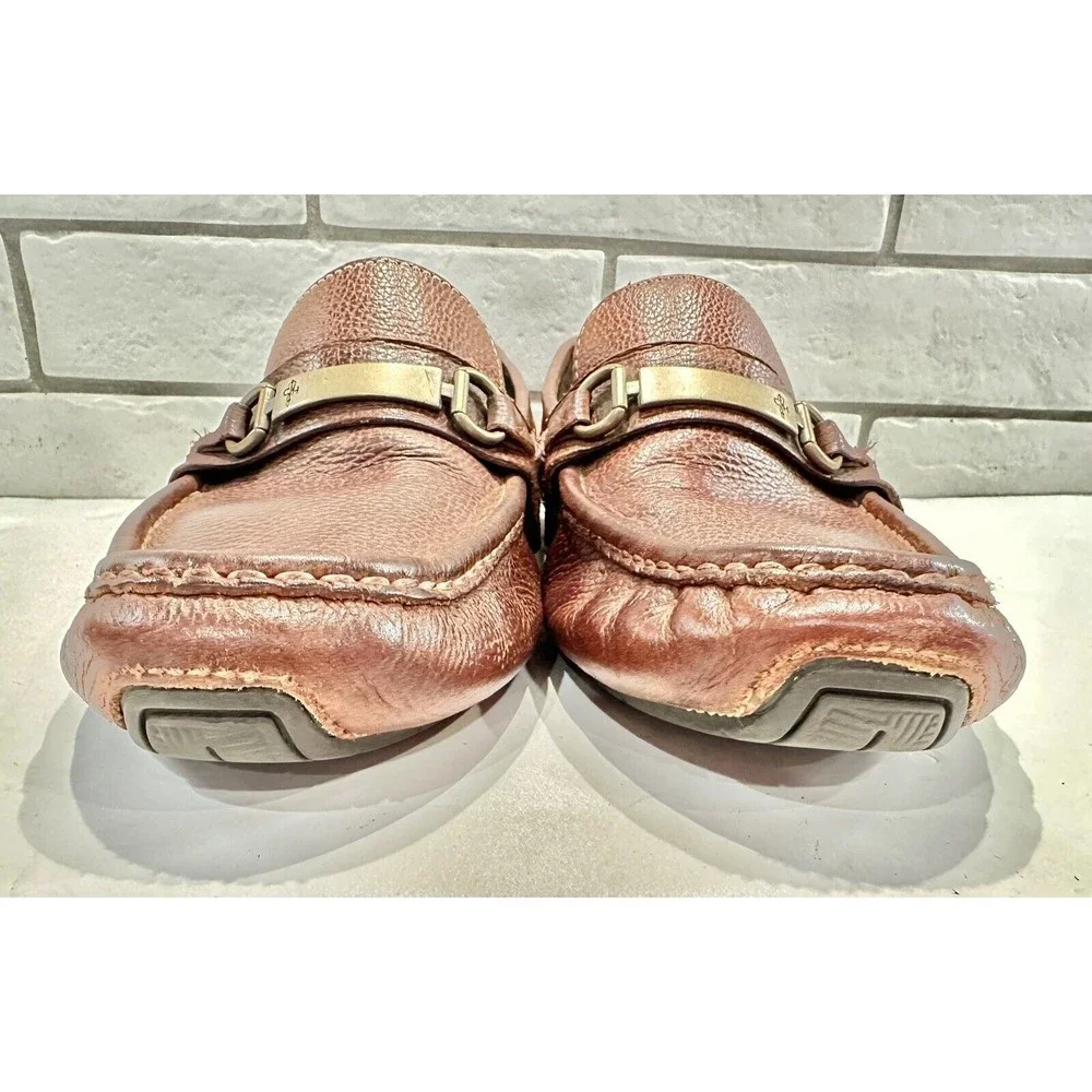 COLE HAAN‎ Men's Size 10M Brown Leather Slip on Loafers Shoes